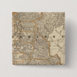 Washington 2 inch square button