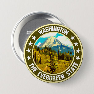 Washington 3 inch round button
