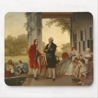 Washington and Lafayette at Mt. Vernon Mouse Pad