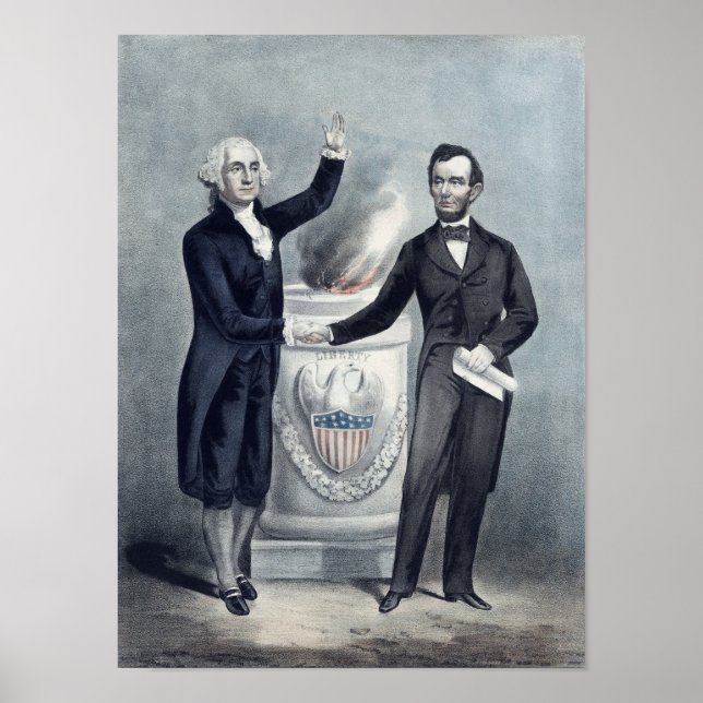 Washington and Lincoln Poster (Front)