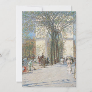 Washington Arch, Spring by Frederick Childe Hassam