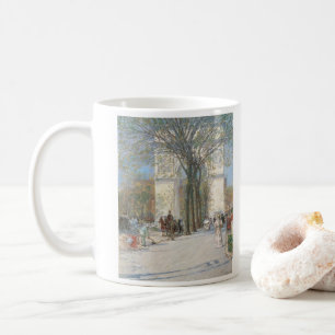 Washington Arch, Spring by Frederick Childe Hassam Coffee Mug