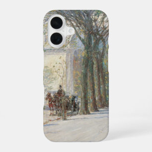 Washington Arch, Spring by Frederick Childe Hassam iPhone 16 Case