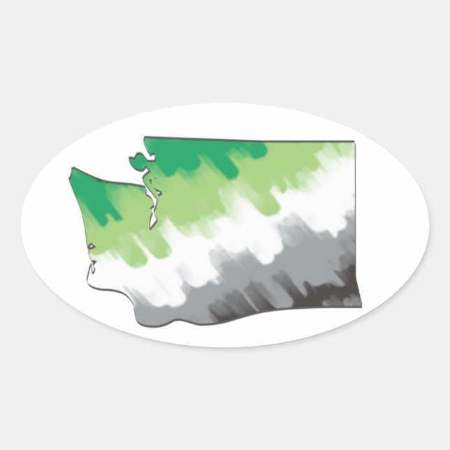 Washington Aro Pride Sticker (Front)