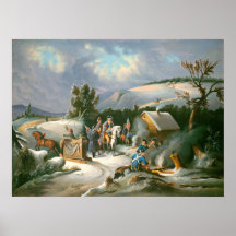 Washington at Valley Forge Fine Art Poster