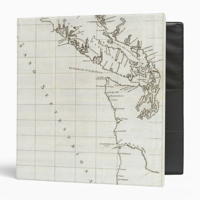 Washington, British Columbia, Vancouver map Binder (Front/Inside)