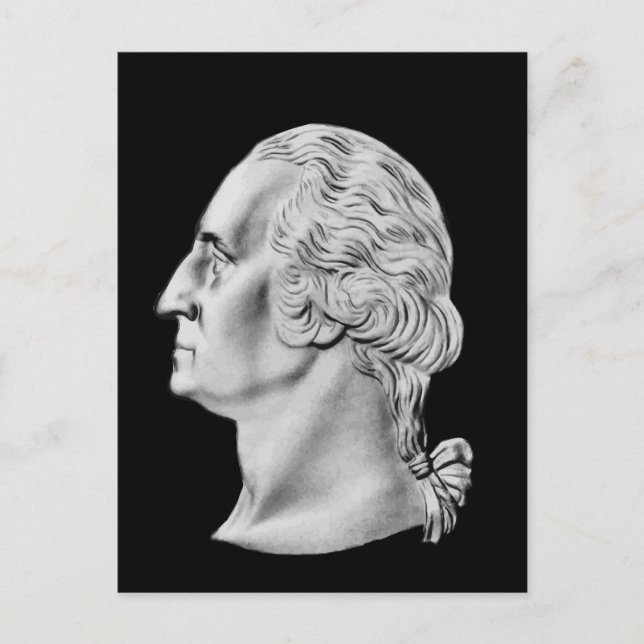 Washington Bust Postcard (Front)