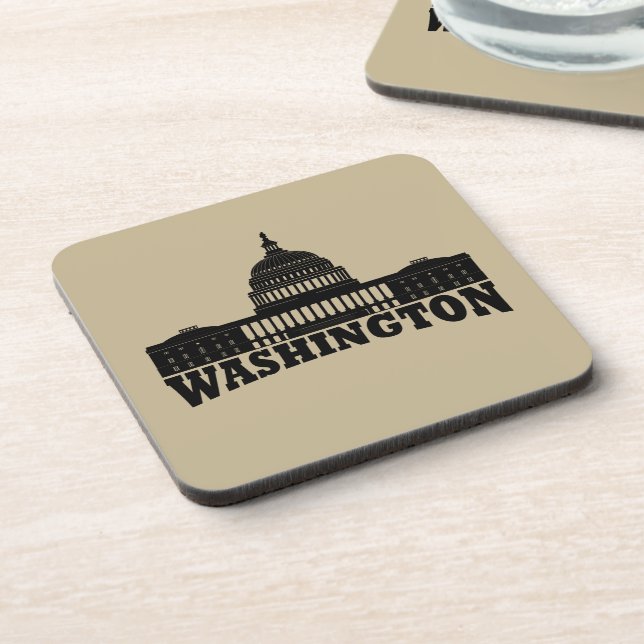 washington capitol building coaster (Left Side)