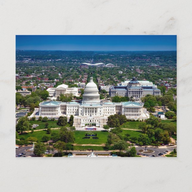 Washington Capitol Hill Postcard (Front)