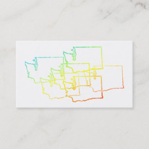washington chill blur business card