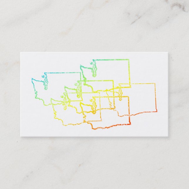 washington chill blur business card (Front)