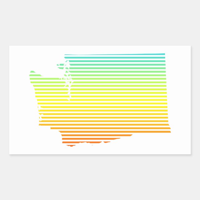 washington chill fade sticker (Front)