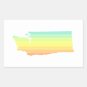 washington chill fade sticker