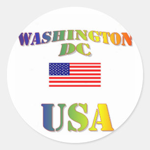Washington Classic Round Sticker