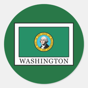 Washington Classic Round Sticker