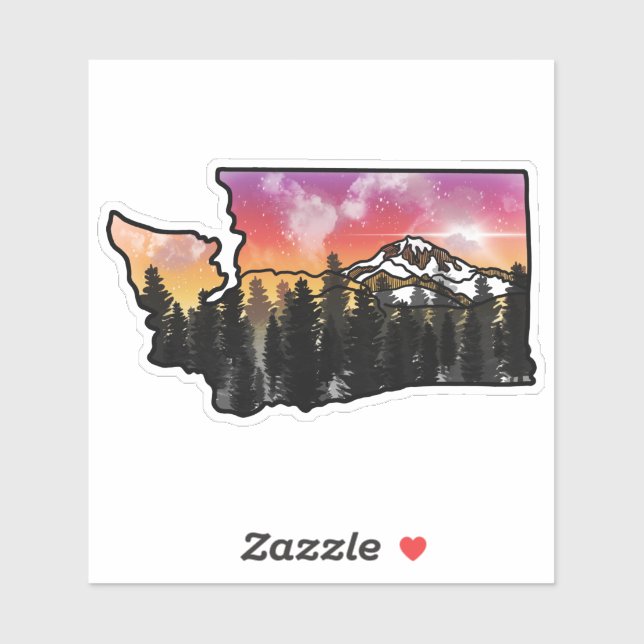 Washington colourful (Sheet)