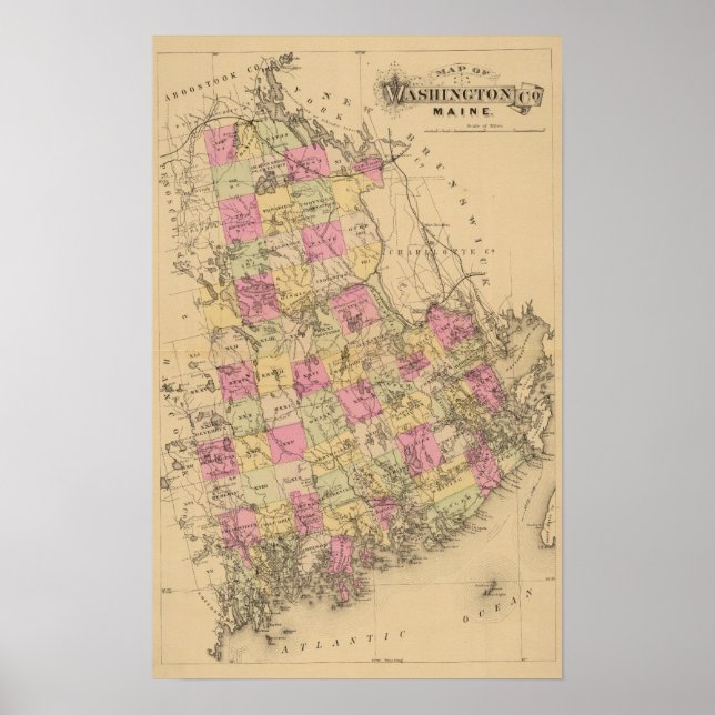 Washington County, Maine Poster (Front)