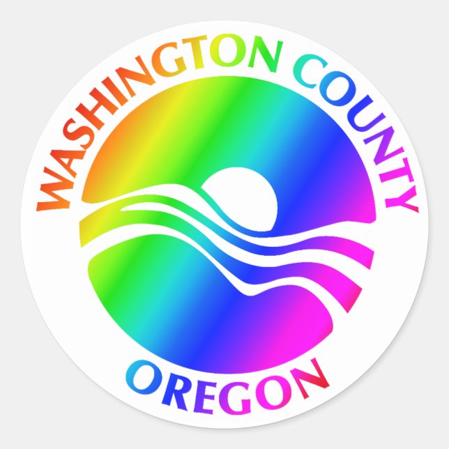 Washington County Pride Stickers (Front)