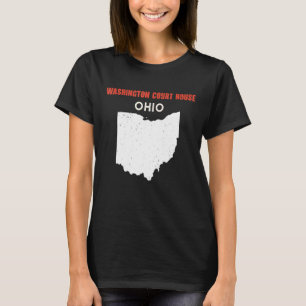 Washington Court House Ohio USA State America Trav T-Shirt