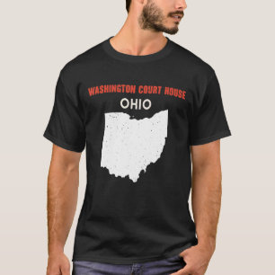 Washington Court House Ohio USA State America Trav T-Shirt