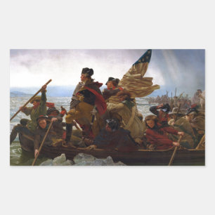 Washington Crossing Delaware Art Sticker