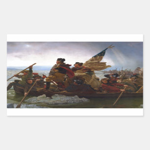 Washington Crossing Delaware Art Sticker