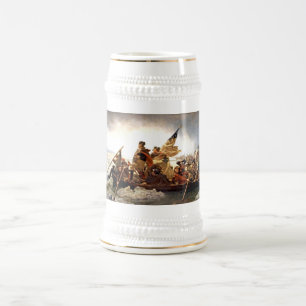 Washington Crossing the Delaware Beer Stein