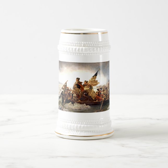 Washington Crossing the Delaware Beer Stein (Center)