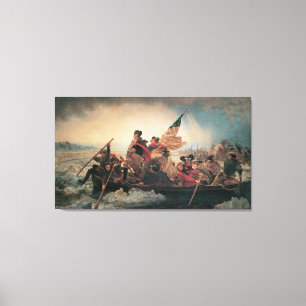 Washington Crossing the Delaware by Emanuel Leutze Canvas Print