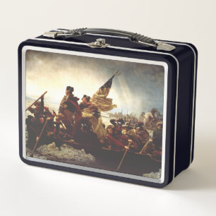 Washington Crossing the Delaware by Emanuel Leutze Metal Lunch Box