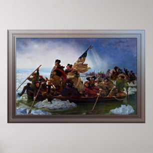 Washington Crossing the Delaware by Emanuel Leutze Poster
