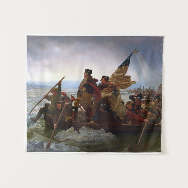 Washington Crossing The Delaware by Emanuel Leutze Tapestry (Front (Horizontal))