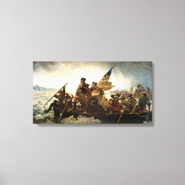 Washington Crossing the Delaware Canvas Print (Front)