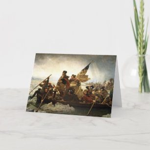 Washington Crossing the Delaware Card