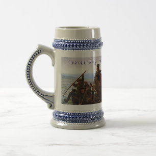 Washington Crossing The Delaware December 25 1776 Beer Stein
