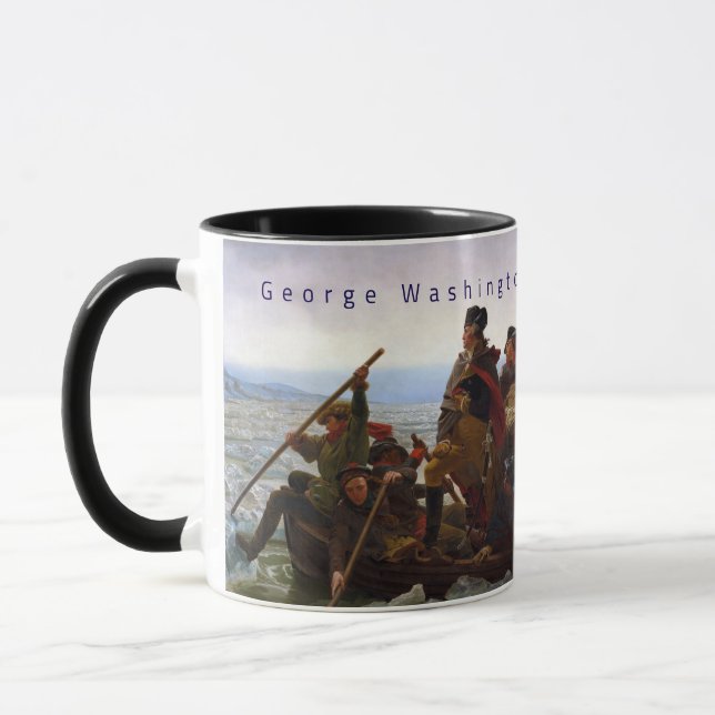 Washington Crossing The Delaware December 25 1776  Mug (Left)