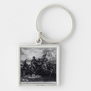 Washington Crossing the Delaware Keychain
