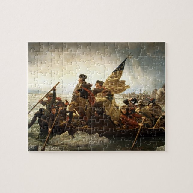 Washington Crossing the Delaware - Leutze (1851) Jigsaw Puzzle (Horizontal)