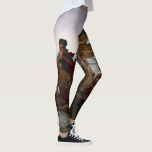 Washington Crossing the Delaware USA Leggings