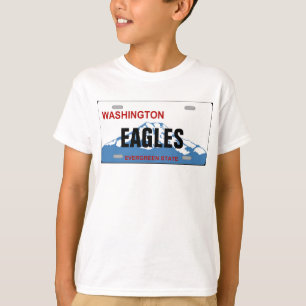 Washington Custom license plate shirt