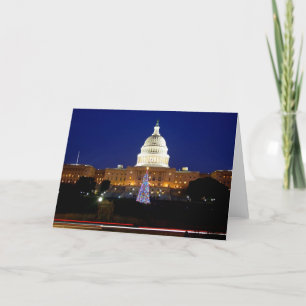 Washington, D.C. Christmas Tree Greeting Card