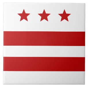 Washington D.C. city flag Tile
