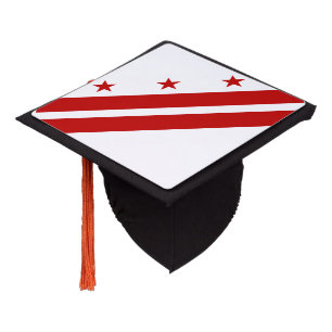 Washington D.C. flag, American state flag Graduation Cap Topper