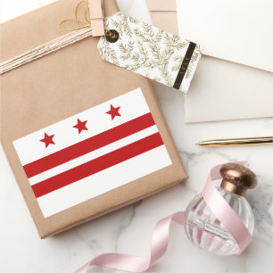 Washington d.c. flag sticker