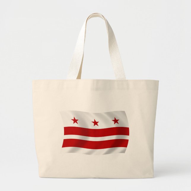 Washington D.C. Flag Tote Bag (Front)