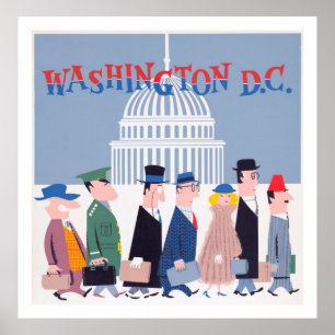 Washington D.C. Politicians Poster