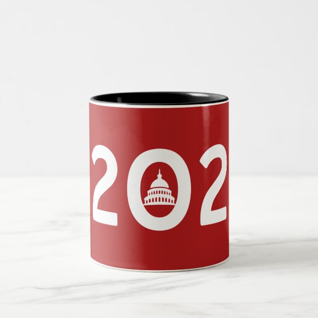 Washington D.C. Pride Two-Tone Coffee Mug (Center)