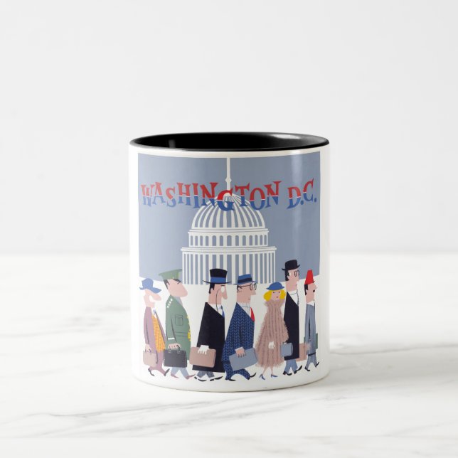 Washington D.C. Two-Tone Coffee Mug (Center)