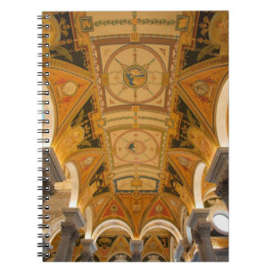 WASHINGTON, D.C. USA. Ceiling of second floor Notebook