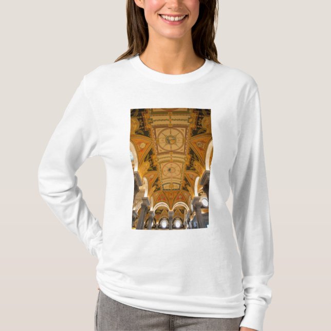 WASHINGTON, D.C. USA. Ceiling of second floor T-Shirt (Front)